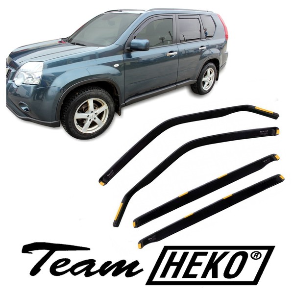 Windabweiser Regenabweiser Heko FüR Nissan X-Trail 2 T31 2007-2013 4-Tlg-image