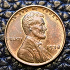 1938-P Lincoln Cent ~ AU Condition ~ COMBINED SHIPPING!