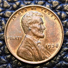 1938-P Lincoln Cent ~ AU Condition ~ COMBINED SHIPPING!