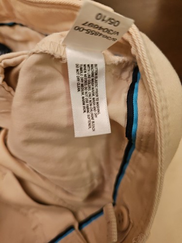 NUEVOS CON ETIQUETAS GAP GAPShield Beige Fácil Ajuste Caqui Pantalones de Vestir Talla 14 Regular 29 Entrepierna - Imagen 6 de 19