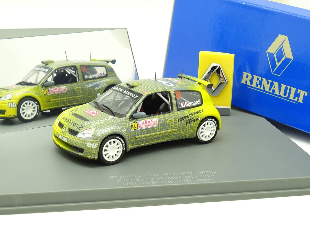 Miniature 1:43 Renault Clio II - Rallye Crasnier Charlemagne 2003, Universal Hobbies