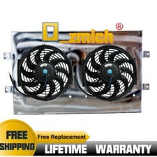 ALUMINUM Radiateur SHROUD+FAN For 1963-1968 CHEVY CHEVELLE IMPALA BISCAYNE 1964