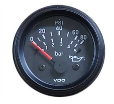 VDO gauge Oil pressure 80 psi genuine Cockpit International 350-93400, 2"/52mm