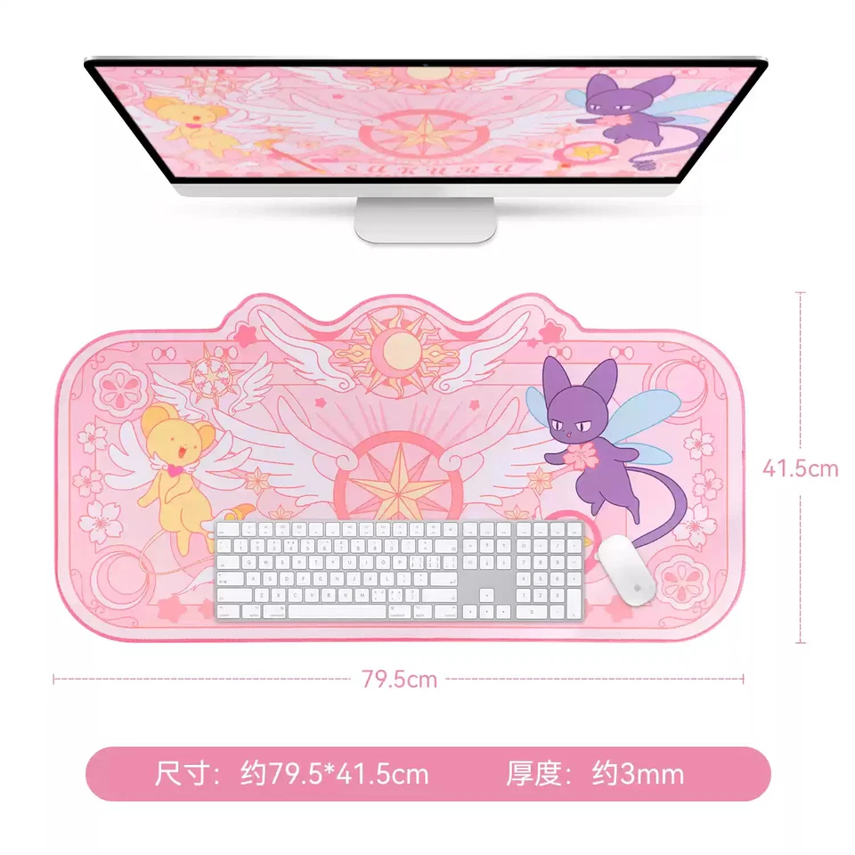 Card Captor Sakura Cos Mouse Pad Cute Pink PC Desk Mat Anime Table Pad Girl Gift - Image 2 of 4