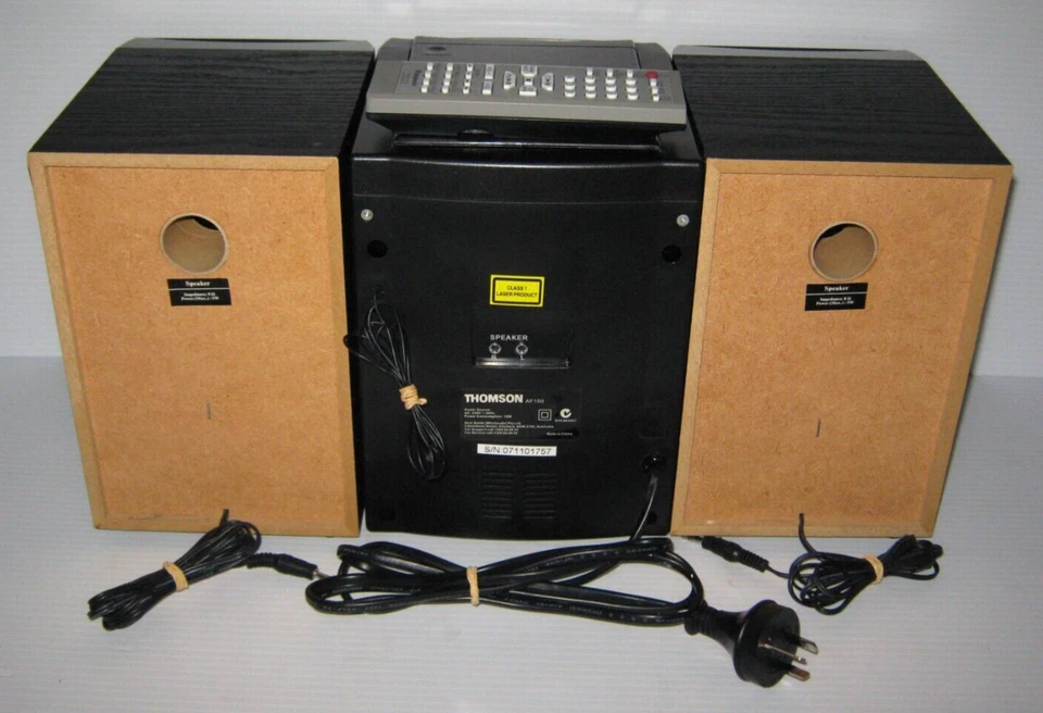 Thomson AF100 - Sistema de microcomponentes - Reproductor de CD + Cassette - HiFi - En muy buena condición Foto 3 de 3