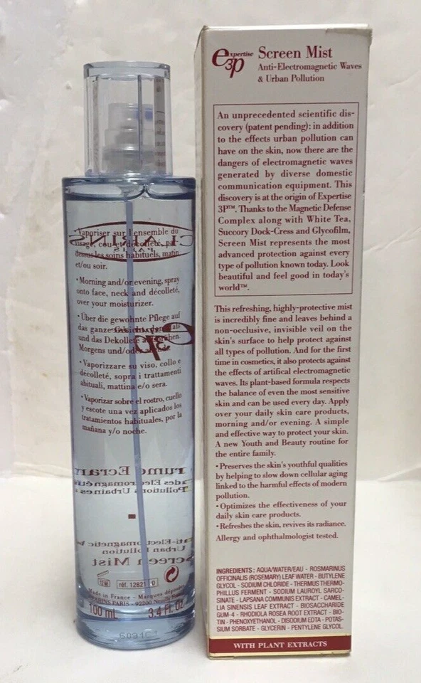 Clarins Screen Mist Anti-Electromagnetic Waves & Urban Pollution NIB 3.4 fl oz - Image 2 of 2