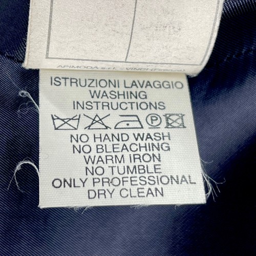 Chaqueta para mujer Giorgio Armani cuello mandarín minimalista negro mediano Milano - Imagen 8 de 12