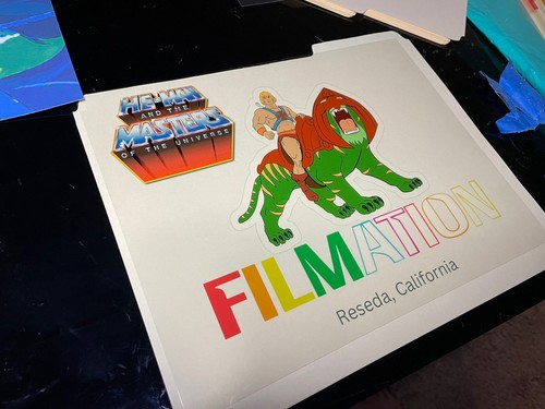 HE-MAN ANIMATION CEL ART FILMATION MOTU PUBLICITY CONCEPT She-Ra Vintage F1 - Picture 2 of 3
