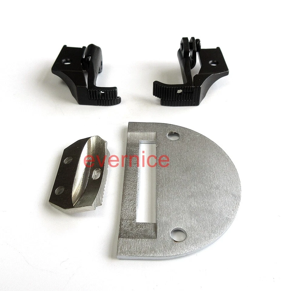 para Consew 206RB pie para caminar pies con cremallera izquierda y derecha, placa de aguja, perro de alimentación Foto 3 de 3