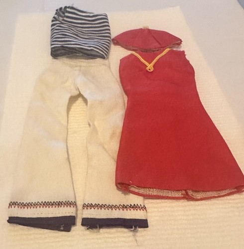 Tina Cassini/Tammy Doll Clothes by Oleg Cassini Red Riot Dress /Sea Queen HTF - Picture 4 of 13