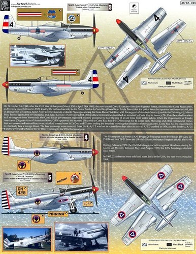 Aztec Decals 1/48 LATIN AMERICAN MACHO MUSTANGS Part 4 with Paint Masks - Picture 4 of 6