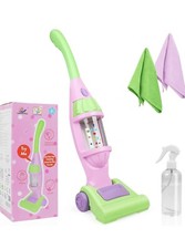 Aspiradora de juguete para niños, aspiradora de juguete para niños pequeños con luz y sonidos...