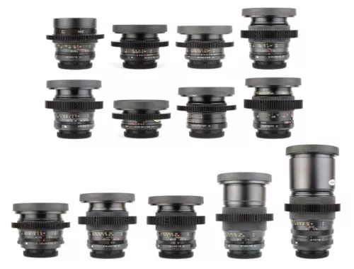 13x KONICA AR HEXANON 15 21 24 28 35 40 50 55 57 85 100 135 200 lens set