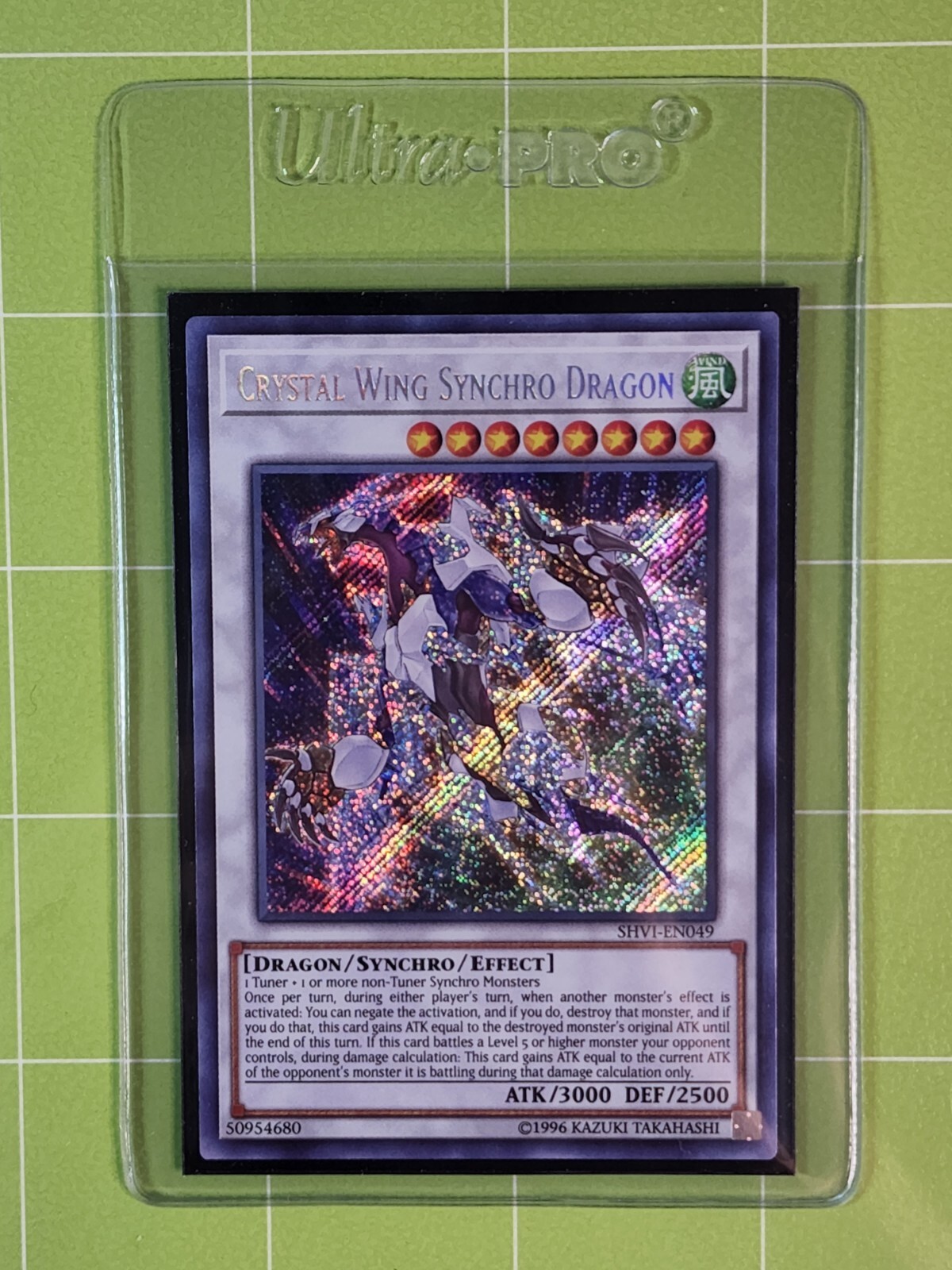 Yugioh Tcg Crystal Wing Synchro Dragon Shvi En049 Secret Rare Nm Mint Ebay
