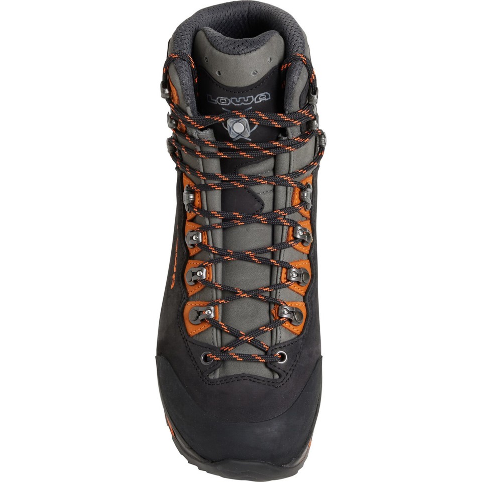 Lowa Men's Camino Evo GTX US 12 M Black & Orange Leather Waterproof