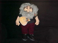 18" Jerry Garcia Plush Doll With Guitar From Grateful Dead By Gund 1998