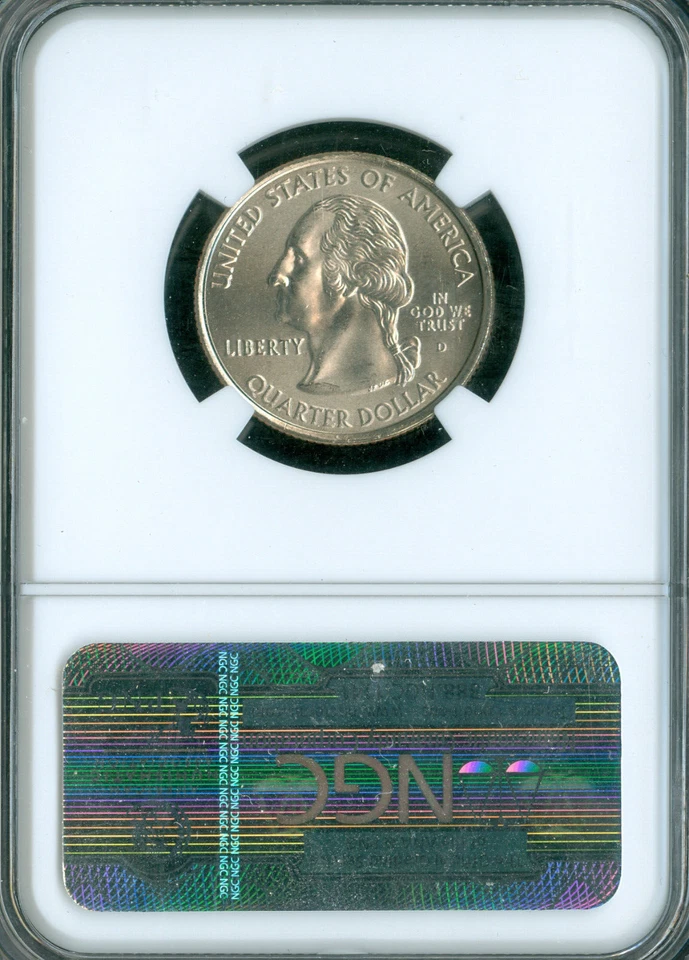 2008 D HAWAII QUARTER NGC MS66 BUSINESS STRIKE RARE   * - Image 2 of 2