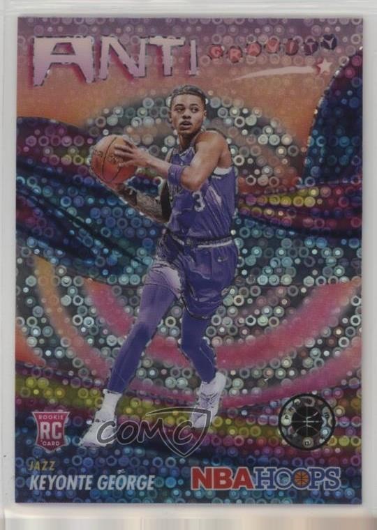 2023 NBA Hoops Premium Stock Anti-Gravity Disco Prizm Keyonte George Rookie RC