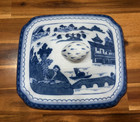 Mottahedeh Canton Lid for Square Vegetable Bowl Blue White Portugal NEW — photo 2