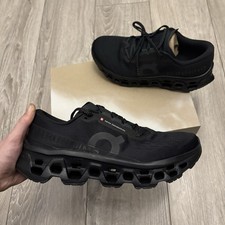 On Running Cloudmonster 3 UK 9 Black BNIB Mens Trainers Running Shoes CloudTec