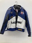 Vintage Miline Superbike Racing Leather Motorcycle Jacket With Sponsor Patches