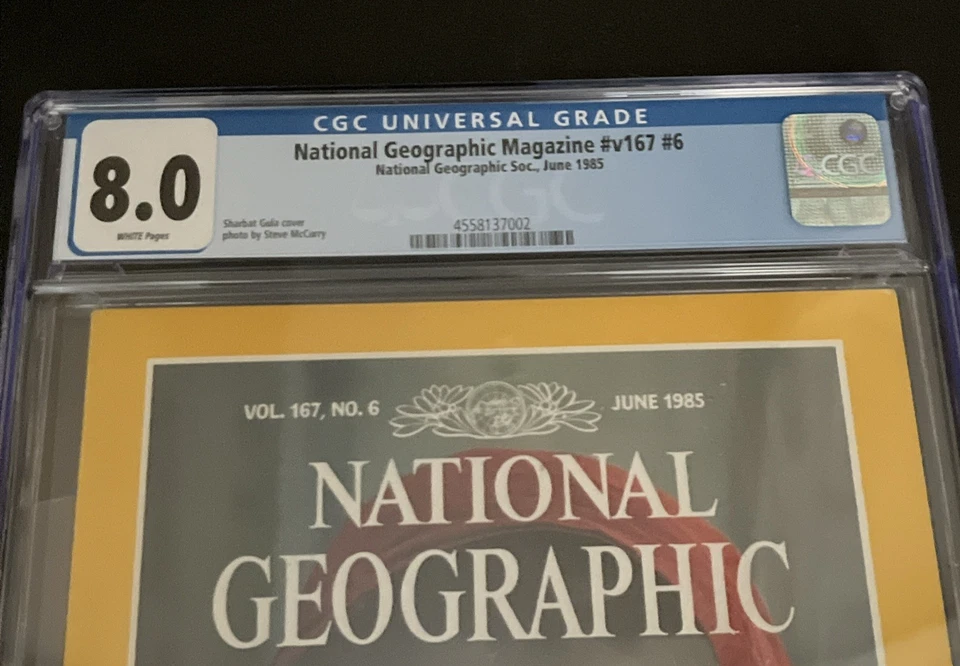 National Geographic Magazine June 1985 Vol 167, No. 6, Afghan Refugee CGC 8.0 - Image 2 of 4