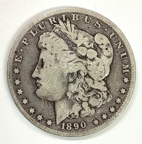 1890-O Morgan Silver Dollar