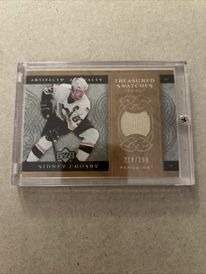 2007-08 Upper Deck Artifacts Treasured Swatches Sidney Crosby #TS-SC 218/299 SP