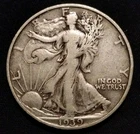 1939 S Walking Liberty Half Dollar