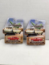 Greenlight Estate Wagons 1955 Chevrolet Two-Ten Handyman Lot Of 2 Red 2018