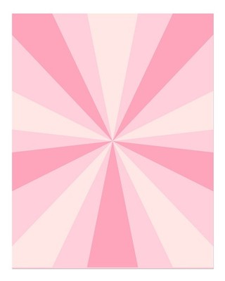 Rosa geometrische Explosion Wandkunst Moderne Wohnkultur Abstrakte Geo