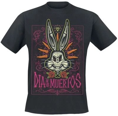 Looney Tunes T-Shirt Herren Dia De Los Muertos schwarz - Bild 1 von 3