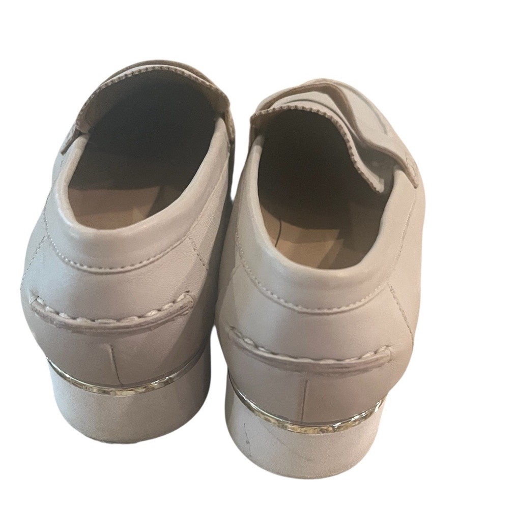 SAOLA Mocassini Franco Sarto Cedra suola a strappo Penny pelle panna grossa