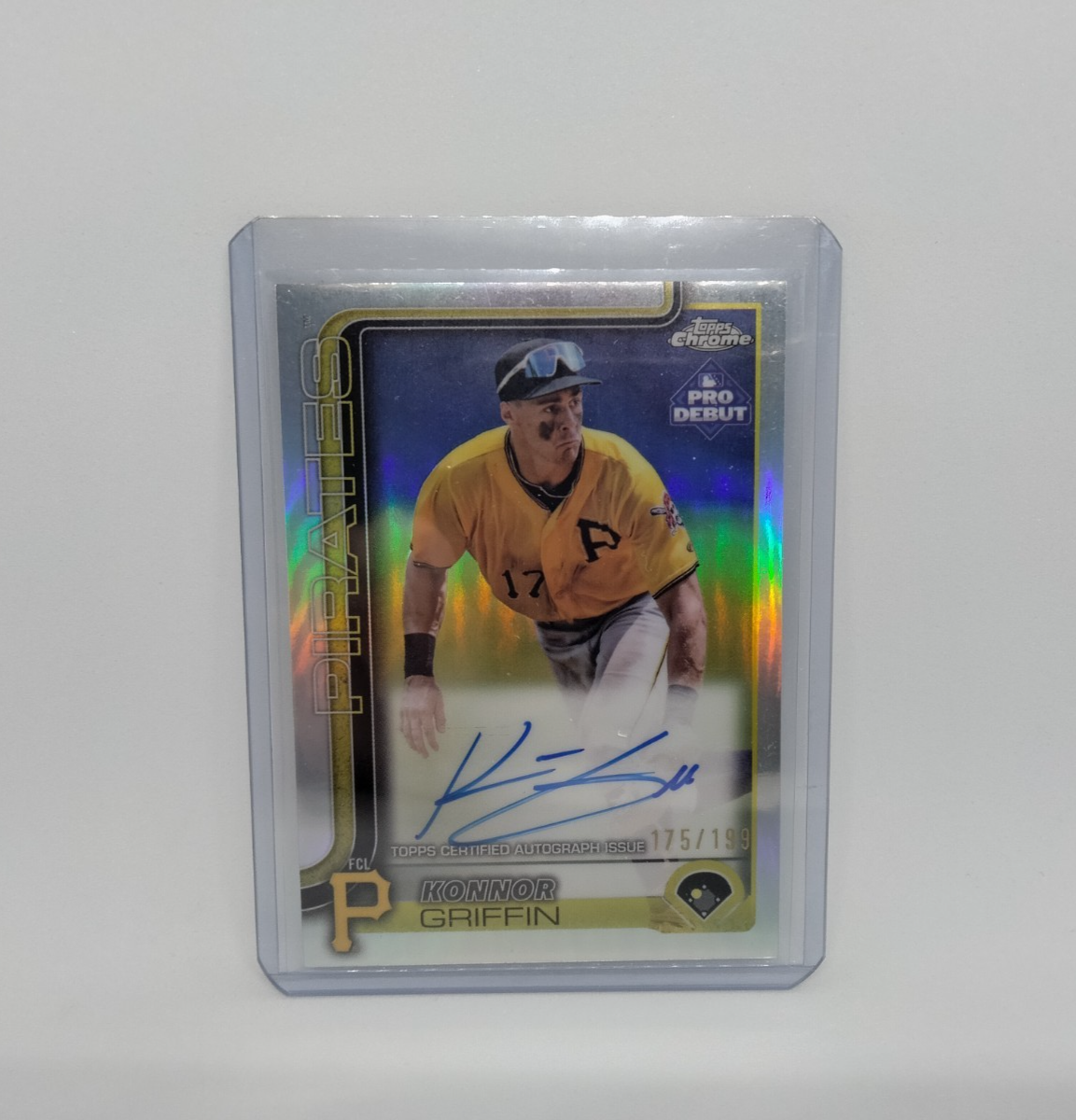 2025 Topps Chrome Pro Debut Konnor Griffin #PDC-32 Refractor Auto