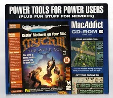 3 Mac Addict CD-ROM Discs  Sleeves  UNUSED