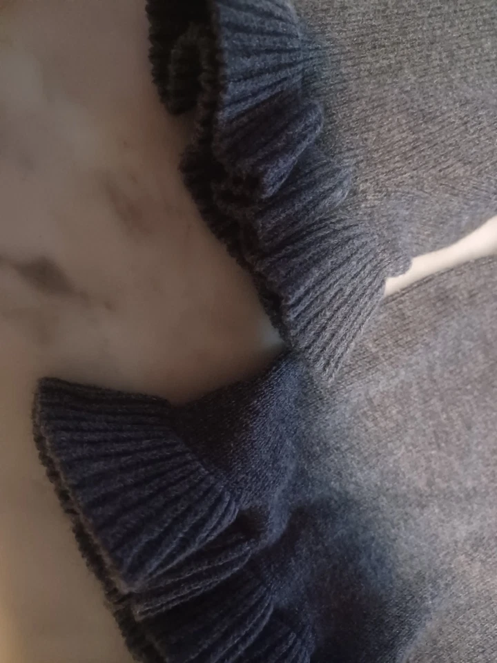 Suéter con Capucha Starting Out Bebé Niña 12 Meses Gris Foto 4 de 4