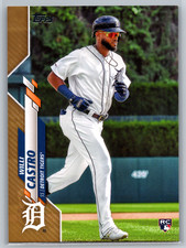 Willi Castro 2020 Topps Series 2 Gold Rookie Card RC /2020 #509 Detroit Tigers. rookie card picture