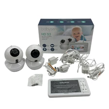 Babysense HD S2 Video Baby Monitor Night Vision- White #BU7741 (AR)