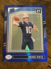 Drake Maye 2024 Donruss Optic Blue Hyper Prizm #229 Rookie RC **SEE PICS**