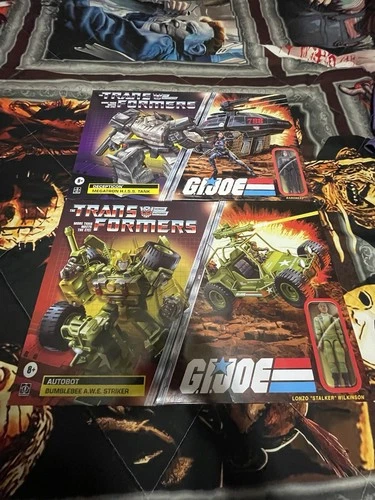 G.I Joe Transformers Crossover Vehicle Lot Megatron Hiss Tank Bumblebee Striker