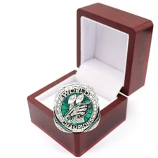 NEWEST US Football Ring For Eagles #1 Hurts #26 Fan Gift Keepsake Size 8-14