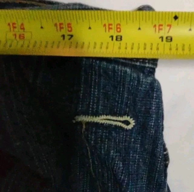 Jeans Evolution Para Hombre 40x34 Azul Denim Sueltos Grunge Hip Hop Patín Envejecido Foto 3 de 4