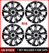 16" Universal Wheels Cover Rims Full Hubcaps For Car Truck SUV Snap On Set Of 4