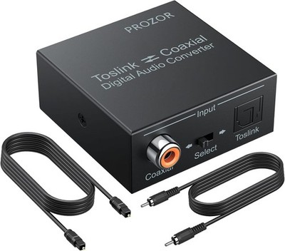 Digital Audio Konverter Optisch Koaxial Bidirektional DTS Dolby AC3 192K