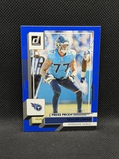 2022 Donruss Taylor Lewan BLUE PRESS PROOF #69 Tennessee Titans Panini Football