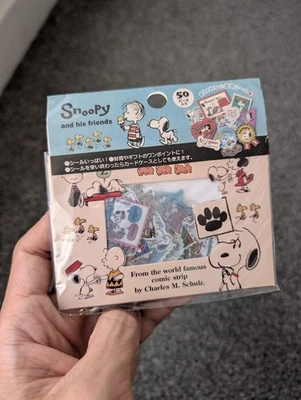 Snoopy Woodstock Peanuts Cartoon Cute Craft scrapbooking Stickers