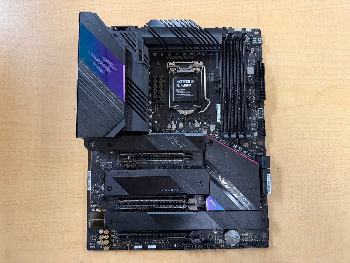 ASUS ROG Strix Z590-E Gaming Wi-Fi LGA 1200 Intel Motherboard | eBay