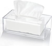 Handgefertigt TüCherbox Aus Acryl 25×13×9Cm KosmetiktüCherbox Rechteckige,Tissue