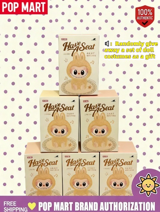 【Soft and Adorable】100% Authentic High-Energy Series la bu Plush Toy Blind Boxes