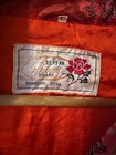 VINTAGE 1960s 70s Peony Shanghai China  Red Satin Kimono Robe Midi Size 42 Lined — photo 3